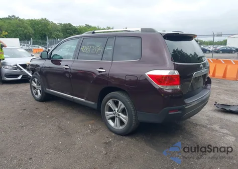 2011 Toyota Highlander Limited V6 z USA, uszkodzony, nr VIN 5TDDK3EHXBS090317